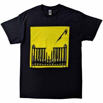 【予約商品】METALLICA バンドTシャツ ユニセックス: 72 Seasons Burnt Crib (Black) (Back Print) - BLACK