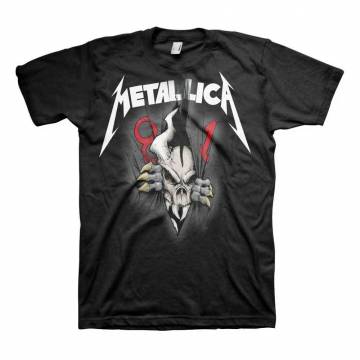 【予約商品】METALLICA バンドTシャツ ユニセックス: 40th Anniversary Ripper (Black) - BLACK