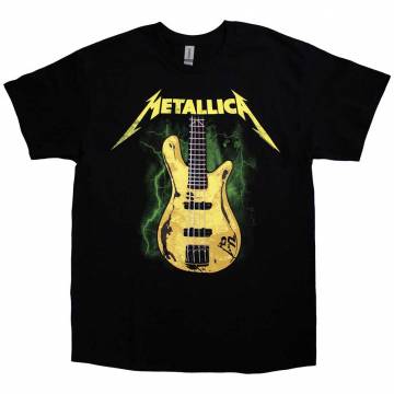 【予約商品】METALLICA バンドTシャツ ユニセックス: Trujillo M72 Bass (Black) - BLACK