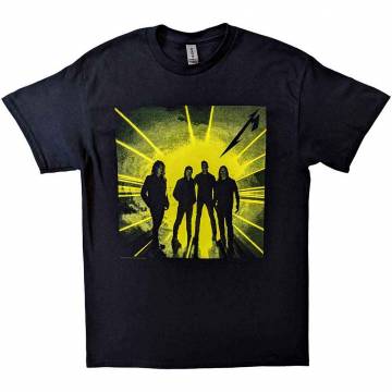 【予約商品】METALLICA バンドTシャツ ユニセックス: 72 Seasons Burnt Strobe (Black) (Back Print) - BLACK