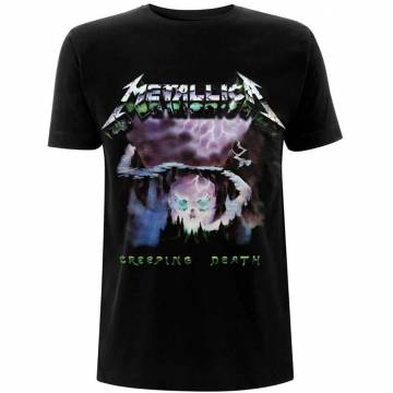 【予約商品】METALLICA バンドTシャツ ユニセックス: Creeping Death (Black) - BLACK