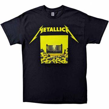 【予約商品】METALLICA バンドTシャツ ユニセックス: 72 Seasons Squared Cover (Black) (Back Print) - BLACK