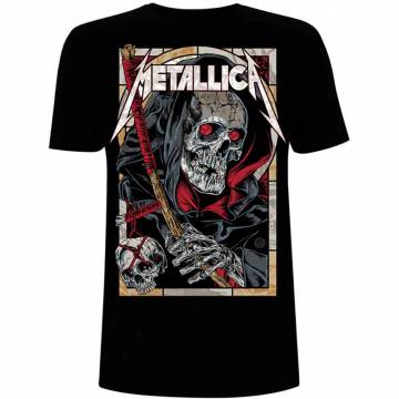 【予約商品】METALLICA バンドTシャツ ユニセックス: Death Reaper (Black) - BLACK