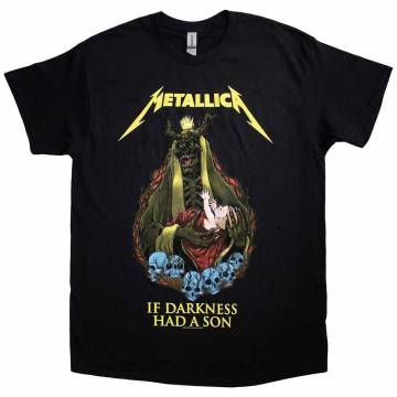 【予約商品】METALLICA バンドTシャツ ユニセックス: If Darkness Had A Son (Black) - BLACK
