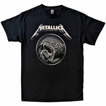 【予約商品】METALLICA バンドTシャツ ユニセックス: Black Album Poster (Black) - BLACK