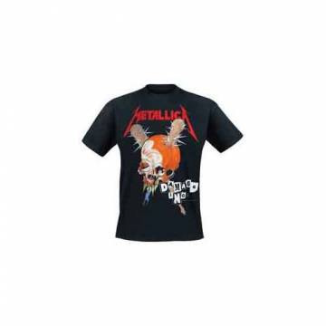 【予約商品】METALLICA バンドTシャツ ユニセックス: Damage Inc (Black) (Back Print) - BLACK