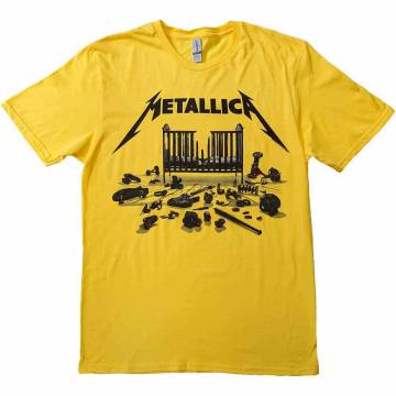 【予約商品】METALLICA バンドTシャツ ユニセックス: 72 Seasons Simplified Cover (Yellow) - YELLOW