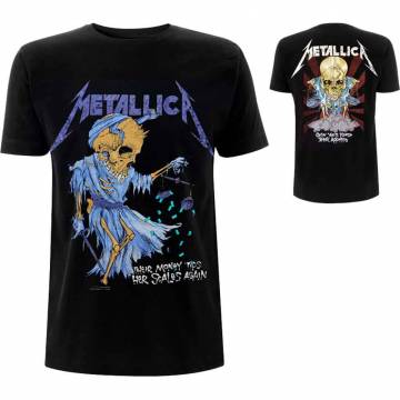 【予約商品】METALLICA バンドTシャツ ユニセックス: Doris (Black) (Back Print) - BLACK