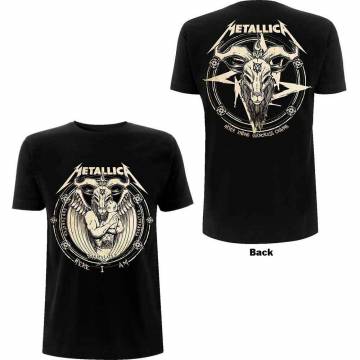 【予約商品】METALLICA バンドTシャツ ユニセックス: Darkness Son (Black) (Back Print) - BLACK