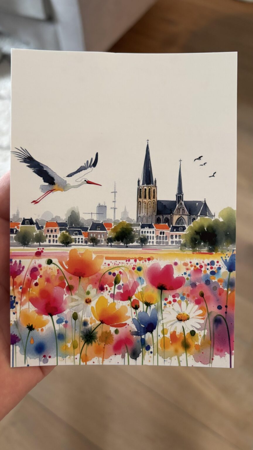 これは既存のオランダの都市の都市の景色ですか？それとも架空の都市の景色ですか？