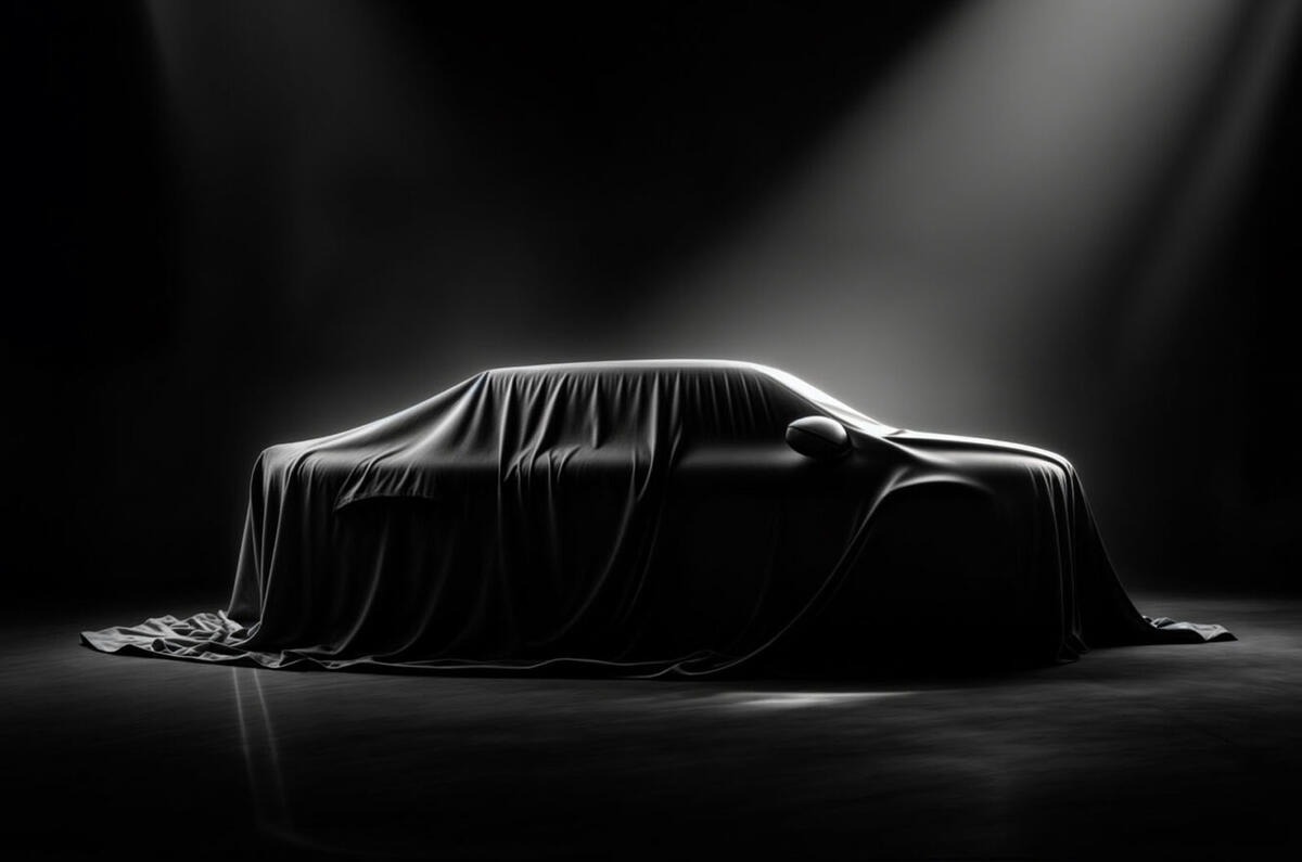 サンタナが公開した新型車の予告画像。