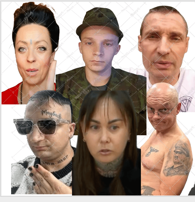 プラットフォーム上の軍隊と彼の友人についてのクリビンスカ。