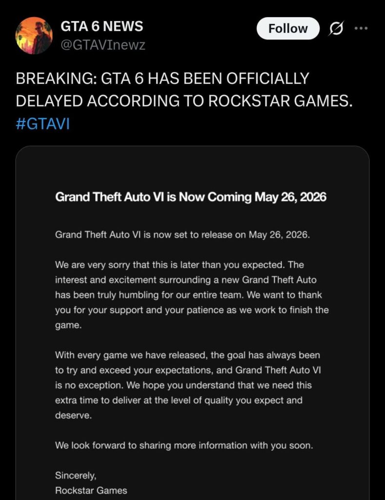 GTA 6とHemus Highwayのレースは続きます
