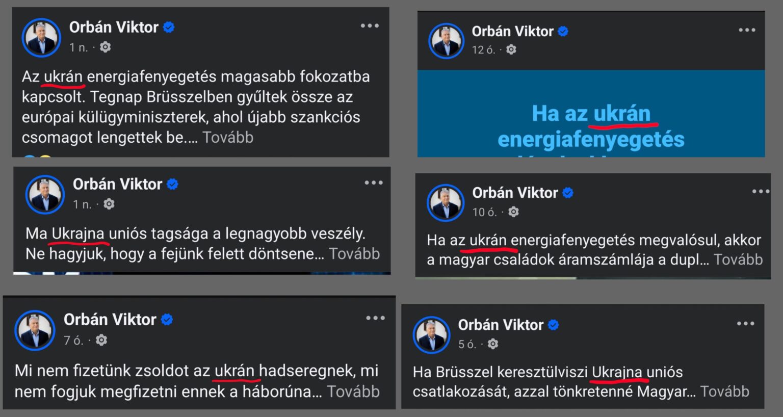 ハンガリー首相の最後の6つのポスト🇺🇦🇺🇦💛