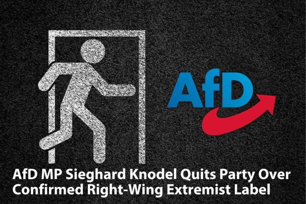Sieghard Knodelは、憲法の保護のための連邦局の後にAFDとその委員会派factを終了しました。彼は個人的および職業的生活を保護するために独立した議員として継続し、レーベルは避けられないと言っています。