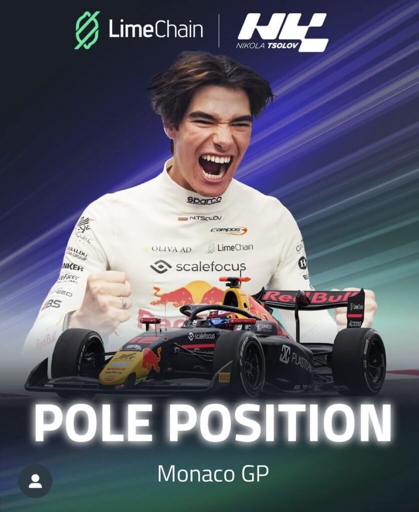 Nikola TsolovがモナコグランプリF3を獲得しました！ 🦁