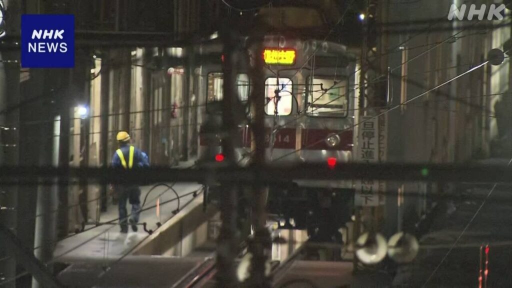 長野 須坂 長野電鉄の列車に小屋のようなもの衝突 乗客1人死亡