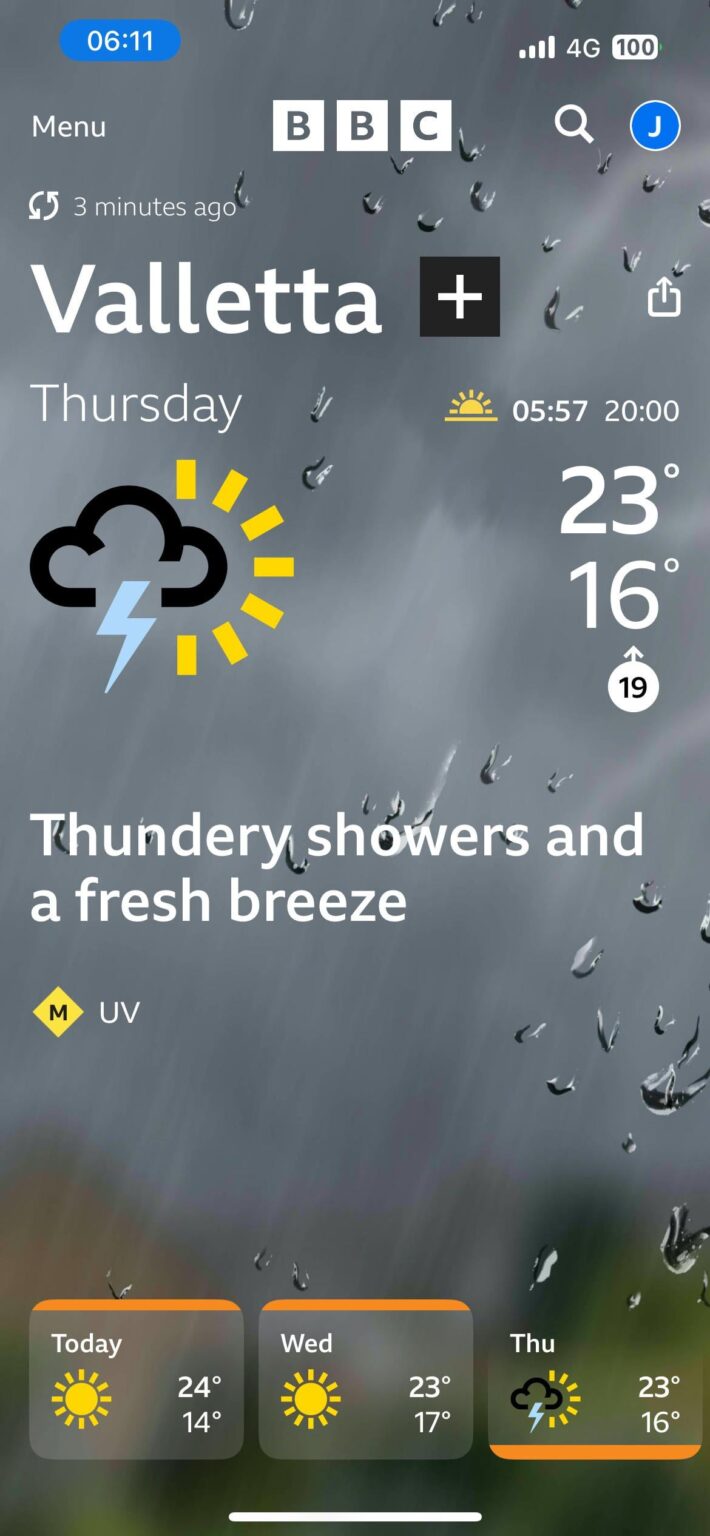 雨が降っているときにすべきこと