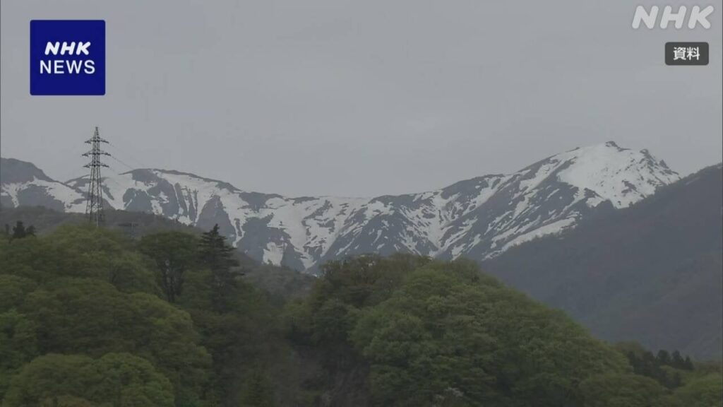 群馬 谷川岳で70代男性が死亡 登山中 岩場から滑落か