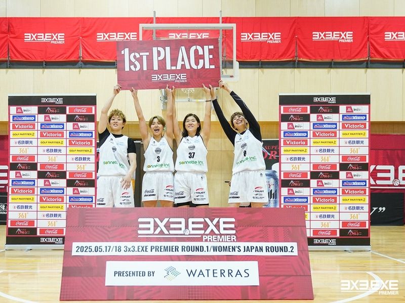 3x3.EXE PREMIER JAPAN 2025がラウンド2終了——男女とも群馬勢が首位に | 月刊バスケットボールWEB