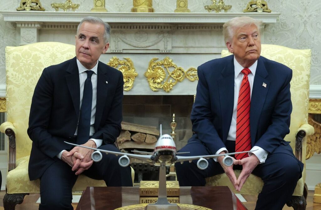 トランプ氏、カナダとの貿易協議打ち切り表明－新たな関税を警告 - Bloomberg