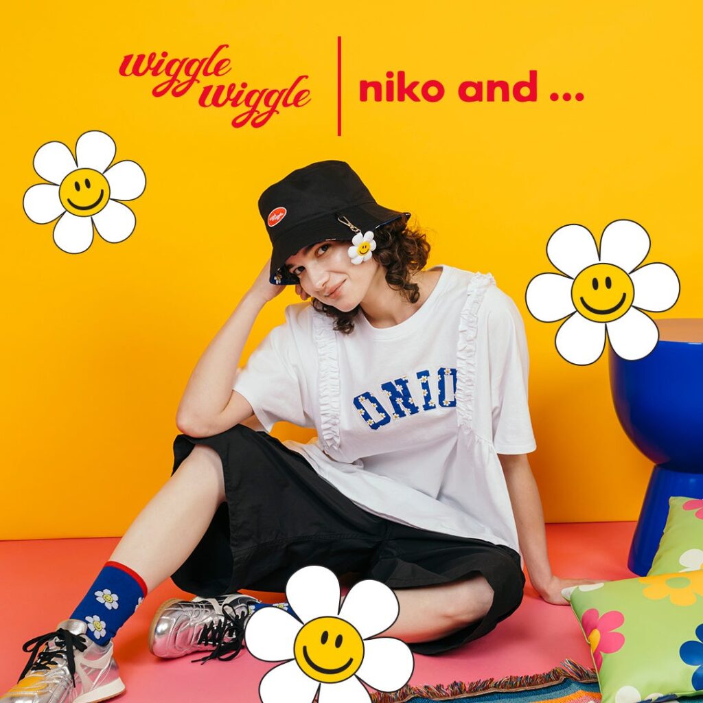 「niko and ...」が、韓国発の人気ライフスタイルブランド「wiggle wiggle」と初のコラボレーションアイテムを 6 月 5 日（木）より、全 11 型発売