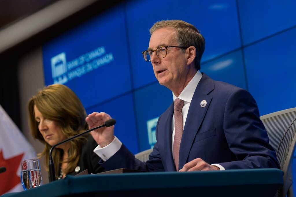 カナダ中銀、２会合連続で金利据え置き－利下げの必要性にも言及 - Bloomberg