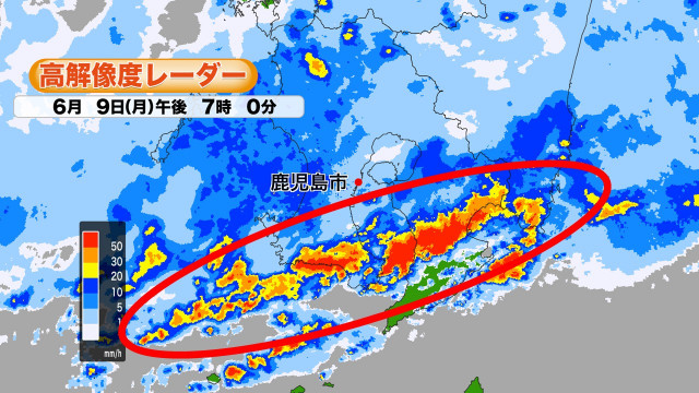 肝付町に避難指示 鹿児島県・大隅地方を中心に線状降水帯発生　