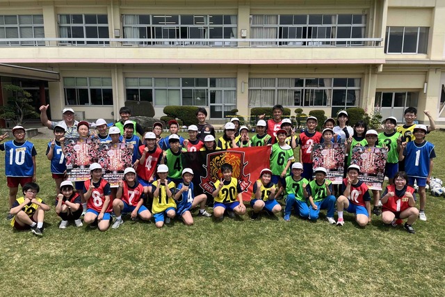 6月10日(火) 桑折町立小学校サッカー教室実施報告 - 福島ユナイテッドFC 公式サイト｜FUKUSHIMA UNITED FC OFFICIAL WEBSITE