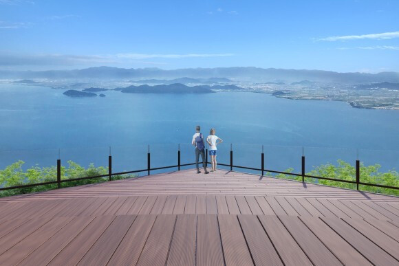 琵琶湖を一望できる滋賀県「びわ湖テラス Café 360」がリニューアル -「1歩先は湖」のインフィニティ空間に | マイナビニュース