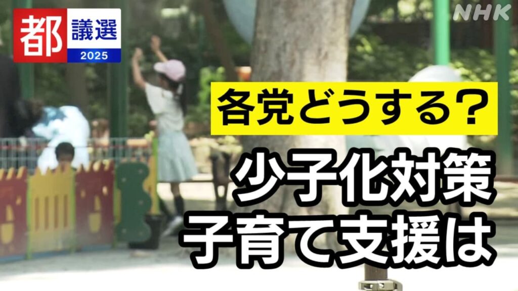 都議選2025 少子化対策で各党どうする？候補者にもアンケート 東京の現状・課題を詳しく - nhk.or.jp