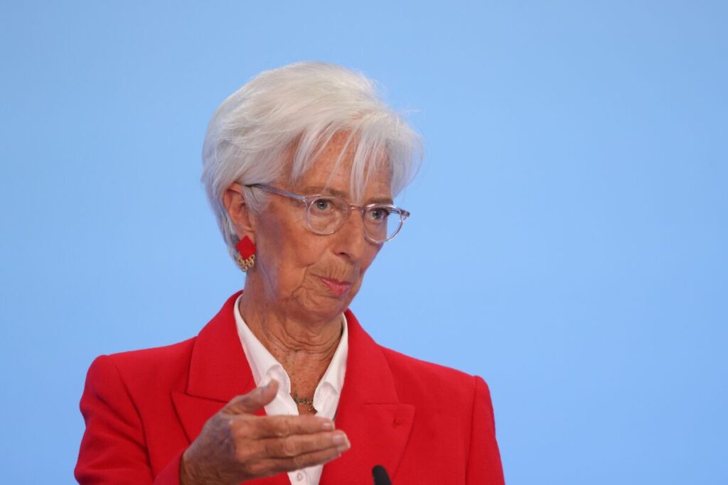 ＥＣＢラガルド総裁、ウクライナと欧州の経済結びつき強化呼びかけ - Bloomberg