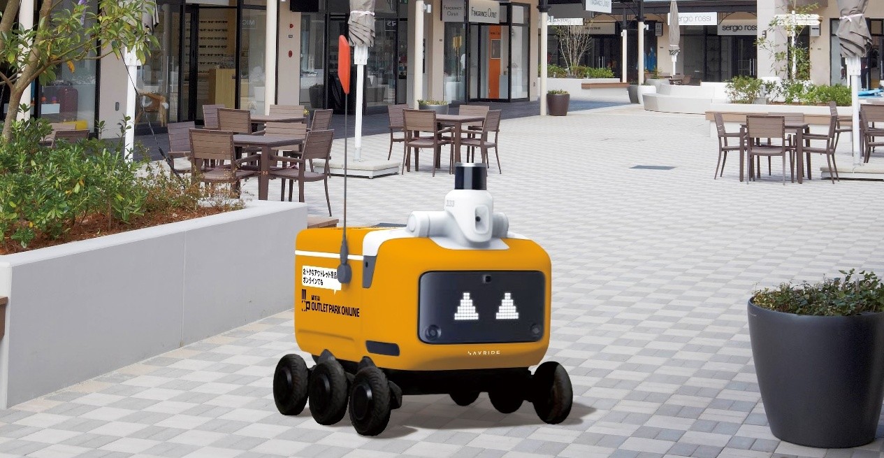 main - 三井不動産／千葉県木更津市のアウトレット施設で自動配送ロボット活用を実験　