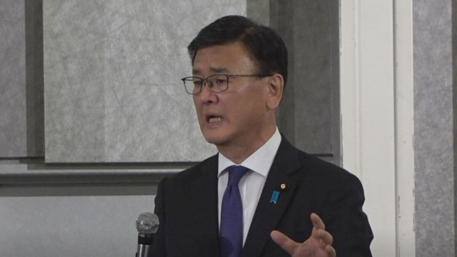 夏の参院選へ　自民党・現職 森屋宏氏が決起集会　茂木前幹事長が来県　山梨
