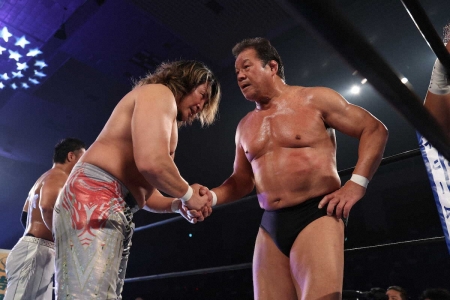 愛知県体育館ラストで棚橋が決めた 「名古屋の皆さん愛してます」