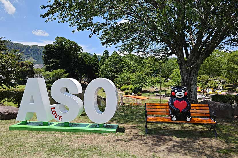 あの熊本の人気キャラクターがお出迎え♡
