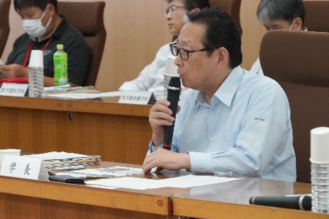 吉田学長による説明