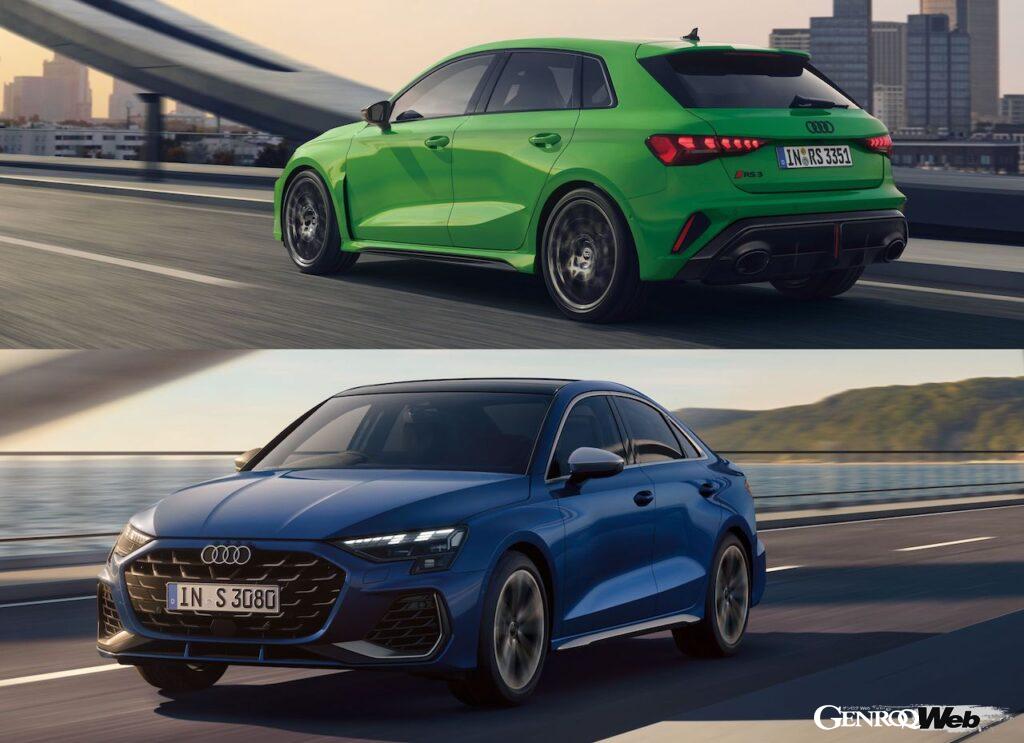 アウディ ジャパンは、パフォーマンスとエクステリアをアップデートした、「S3」と「RS 3」改良新型の販売をスタートした。