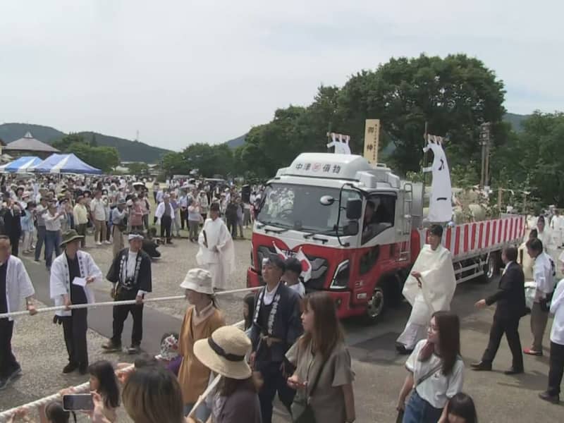 ２０年に一度の慶事 御神木 県内を巡り伊勢神宮へ 岐阜県中津川市（ぎふチャンDIGITAL） - Yahoo!ニュース - Yahoo!ニュース