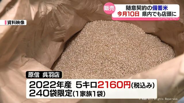 富山県内のスーパー 随意契約備蓄米今月１０日販売開始（北日本放送） - Yahoo!ニュース