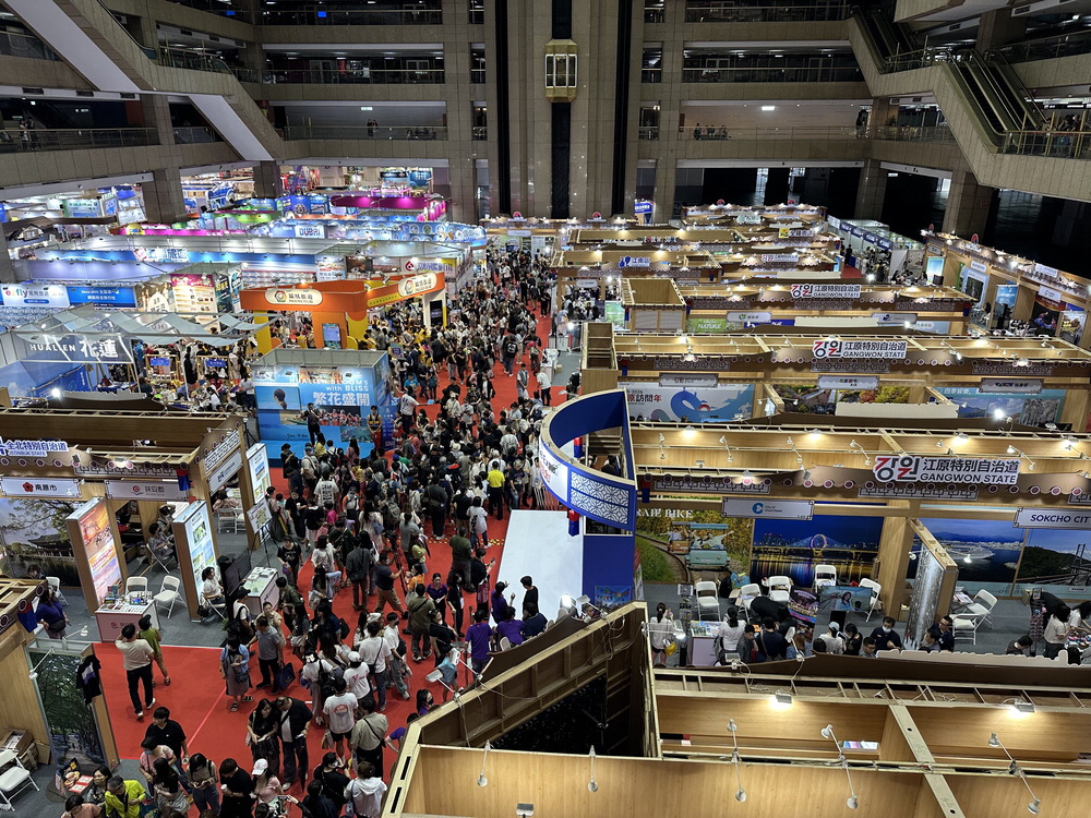 第1回韓国旅行エキスポ展示館の全景。