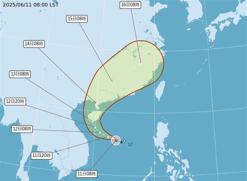 台風1号が発生 大陸方面へ 台湾への影響ない見通し＝気象署（中央社フォーカス台湾） - Yahoo!ニュース - Yahoo!ニュース