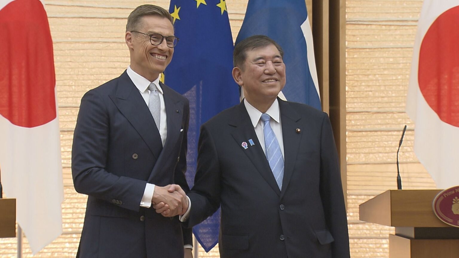 石破総理 フィンランド大統領と会談 “引き続きウクライナへの支援を強化”（TBS NEWS DIG Powered by JNN）