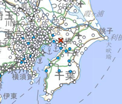 【速報】千葉県北西部で地震 M4・2 千葉市中央区などで震度2 東京、神奈川、静岡、茨城、埼玉なども揺れ（千葉日報オンライン） - Yahoo!ニュース - Yahoo!ニュース