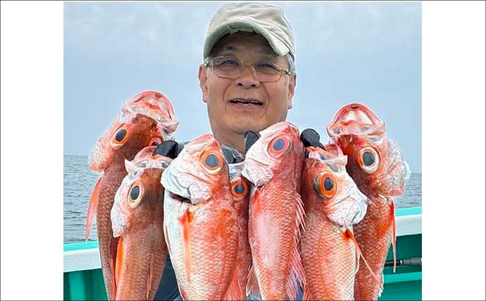 【沖釣り釣果速報】富山湾のアカムツ便でテクニカルな展開乗り越え本命連発！（北陸）