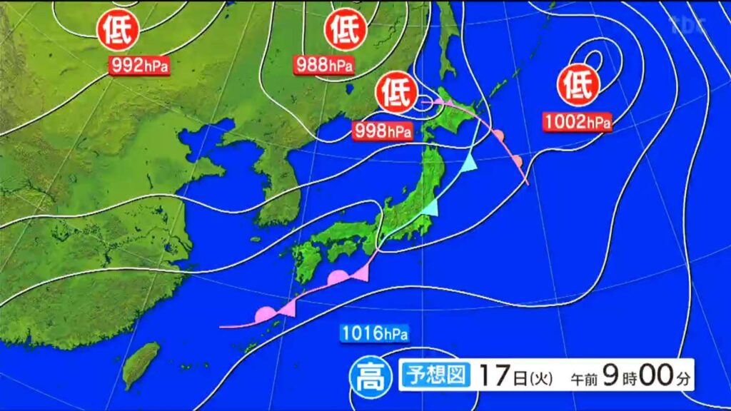 【16日午後4時時点】連日の真夏日に備えを!17日は今年一番の暑さに 宮城の天気 tbc気象台 （tbc東北放送） - Yahoo!ニュース - Yahoo!ニュース