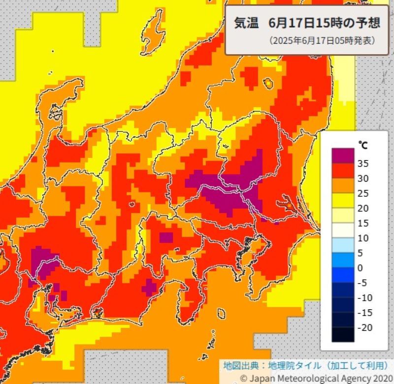 【速報】埼玉・熊谷で予想最高気温36度 さいたま市35度 熱中症の危険度高まる（埼玉新聞） - Yahoo!ニュース - Yahoo!ニュース