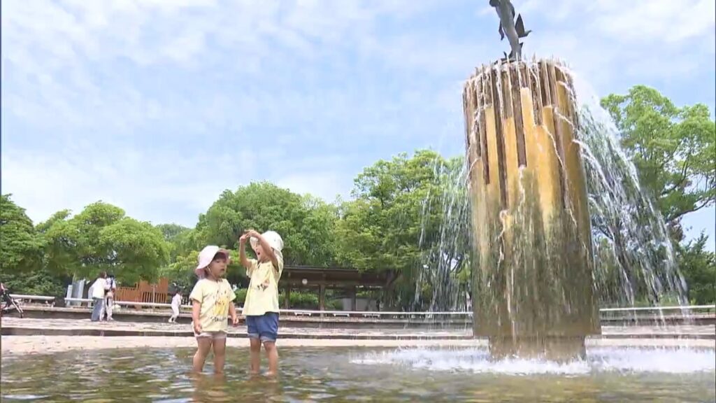 暑い一日 30℃を超える真夏日に涼を求める人々は 久世で34.3℃ 滝宮で33.2℃【岡山】（RSK山陽放送） - Yahoo!ニュース - Yahoo!ニュース