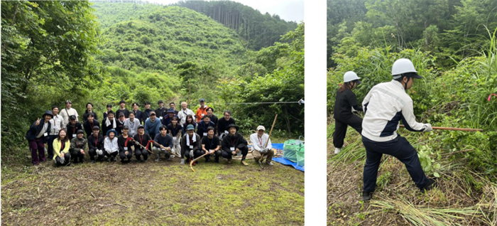 20250623iino - 飯野海運／埼玉県長瀞町で森林整備活動、CO2吸収認証書も