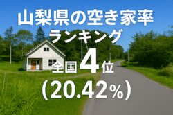 山梨県の空き家率ランキング・トップ10！ 2位は大月市、1位はどこ？（ダイヤモンド不動産研究所） - Yahoo!ニュース - Yahoo!ニュース